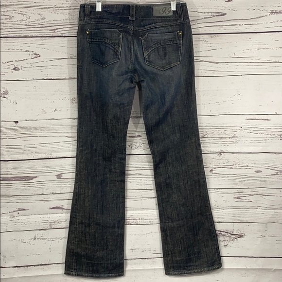 Anthropologie | Level 99 Wide Leg Flare Jeans - Picture 2 of 8